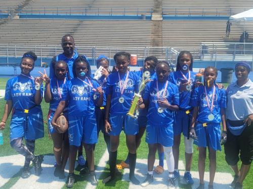 Charles Drew Middle School Flag Football Champs